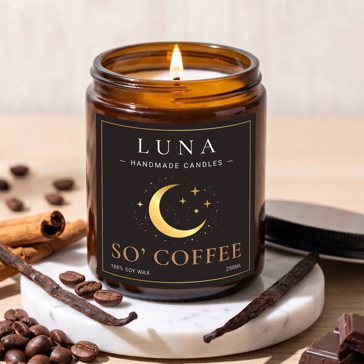 Świece sojowe Luna — So Coffee